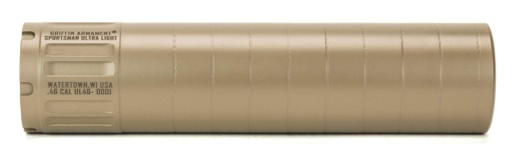 Griffin Suppressor Sportsman UL 46 HD FDE - Lightweight & Durable