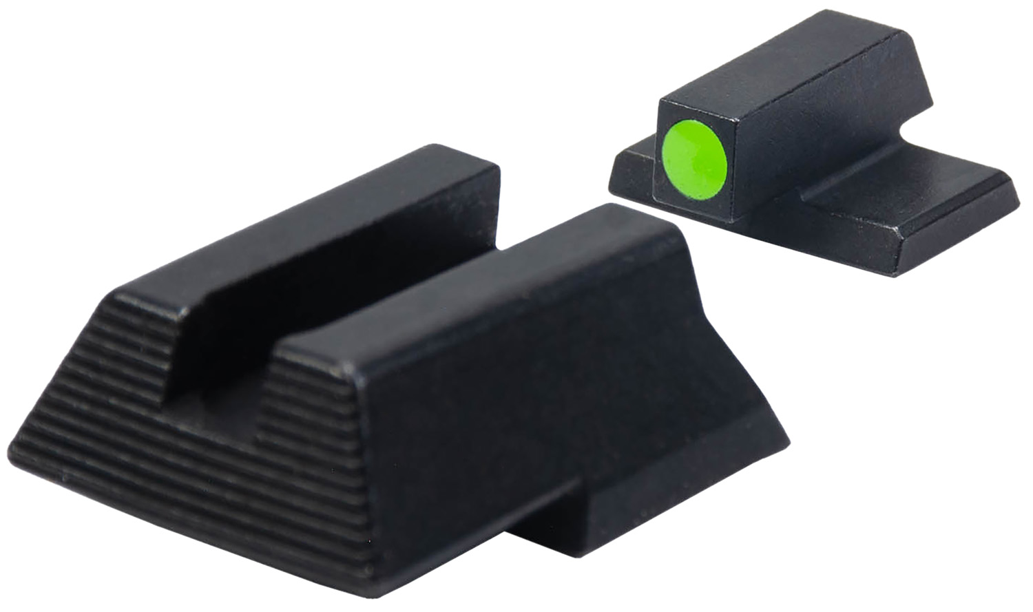 HK 51000932 Night Sight Set Iron Sight Green Tritium Black Frame Fits HK VP9/VP40/P30/HK45