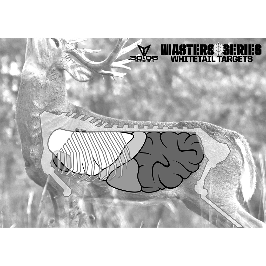 30-06 Whitetail Paper Target 5 pc.