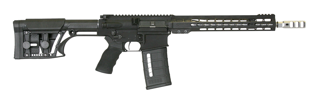 ArmaLite AR103GN13 AR-10 Competition 308 Win 25+1 13.50″ Barrel, Black Hard Coat Anodized Receiver, Adjustable Luth-AR MBA-1 Stock, Optics Ready
