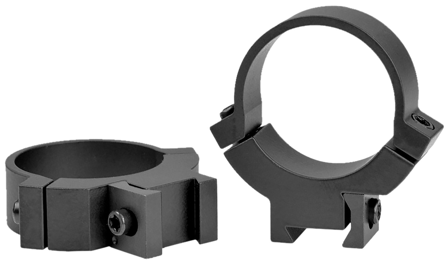 Warne 731M Rimfire 70/30 Horizontal Split Black Steel 30mm Tube Medium 3/8″/11mm Dovetail
