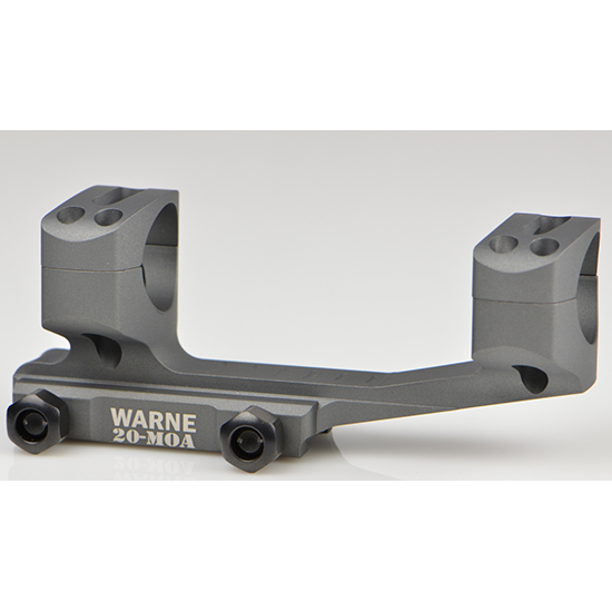 WAR MOUNT 20MOA 1 MSR GRY EXT SKELETONIZED