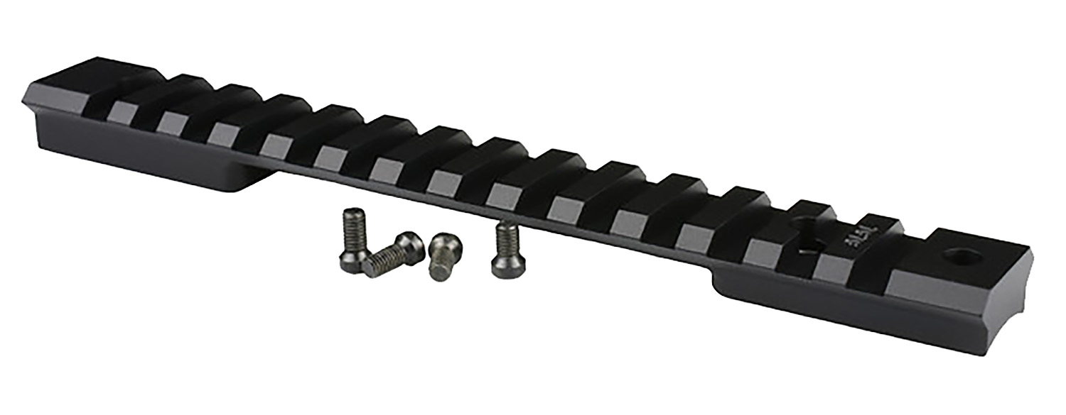 Warne 7650M Mountain Tech Tactical Rail Black Anodized Aluminum Weatherby Vanguard/Howa 1500 Short Action, 0 MOA