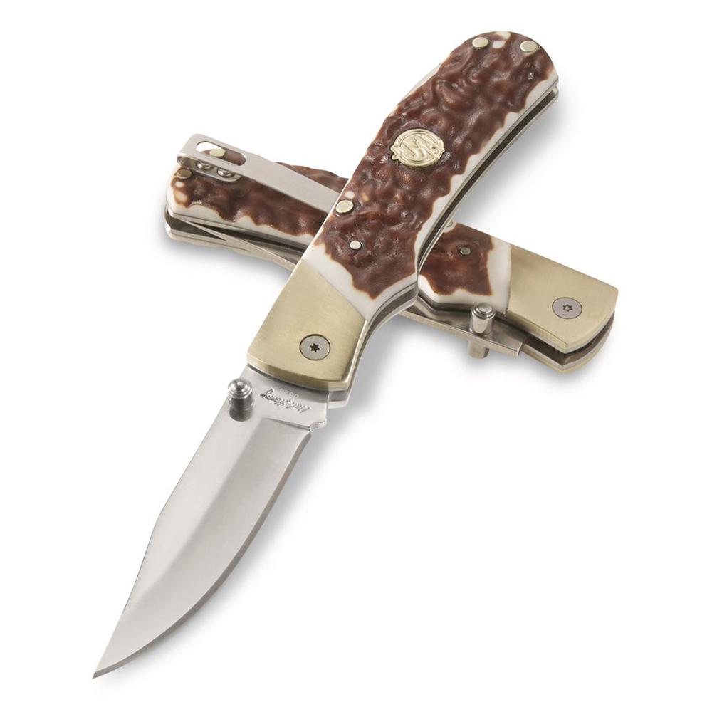 Uncle Henry Next Gen 7UH Folding Knife 3-4/5″ Clip Point Blade Staglon Box