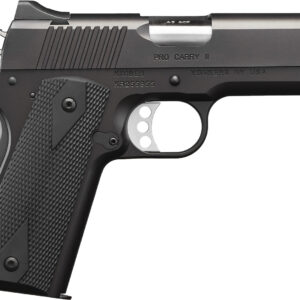 Kimber Mfg.,inc 3200051CA Pro Pro Carry II (CA) 45 ACP 7+1 4" Steel Slide Matte Black/Black Synthetic Double Diamond Checkering Grip