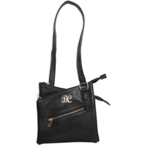 Bulldog Cross Body Style Conceal Carry Purse W/ Holster Small Black