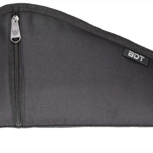 Bulldog BDT620B Deluxe Pistol Case With Pocket & Sleeve, Black Water-Resistant Outer Shell, Impact-Resistant Padding, Heat-Resistant Quilted Lining 12"L x 6"H