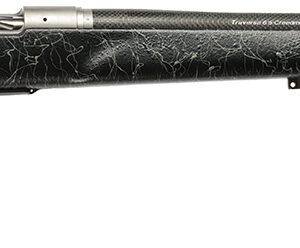 Christensen Arms 8011000100 Traverse  22-250 Rem 4+1 24" Threaded Barrel, Natural Stainless, Black with Gray Webbing Stock