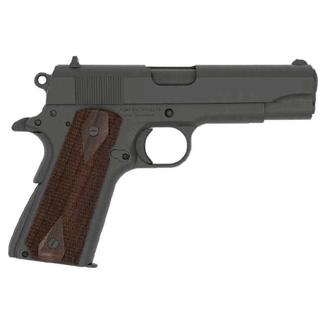Tisas 1911 A1 Tank Commander Pistol .45 ACP 7rd Magazines(2) 4.25” Barrel GI Parkerized Finish