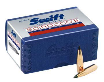 Swift Scirocco II Bullets .30 cal .308″ 150 gr BTS 100/ct