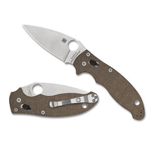Manix 2 Brown Canvas Micarta