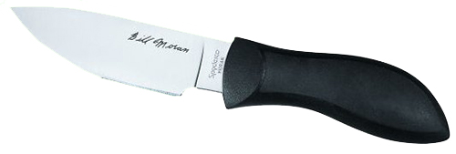 Spyderco FB02P Moran  3.88″ Fixed Drop Point Plain Satin VG-10 SS Blade/Black FRN Handle Includes Sheath w/G-Clip