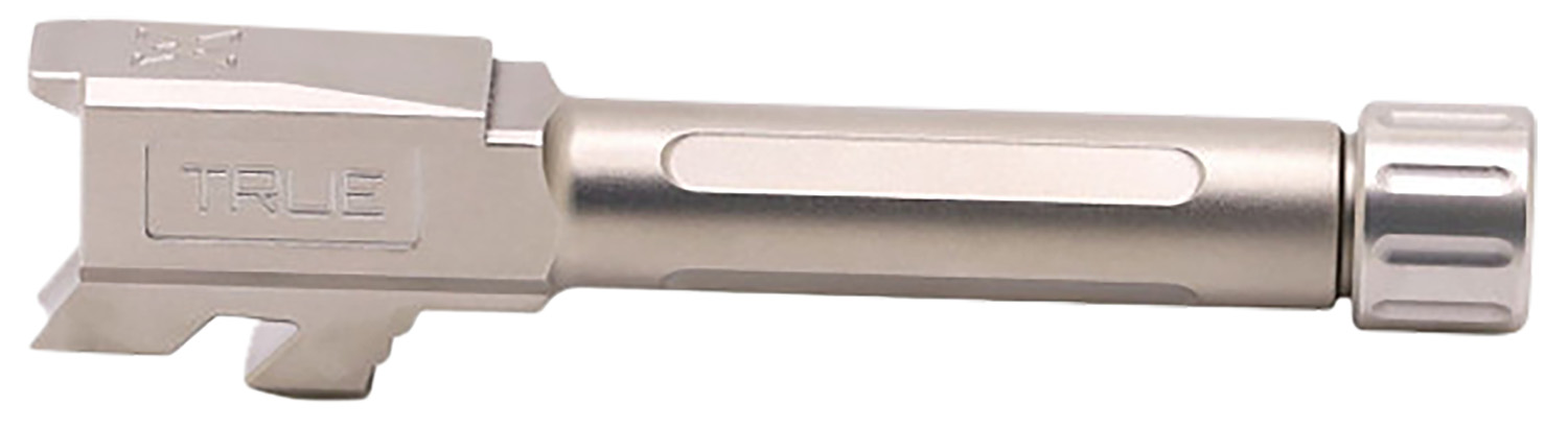 True Precision Inc TPG43BXT Glock 9mm Luger 3.90" Threaded Satin Stainless Steel, Fits Glock 43/43X