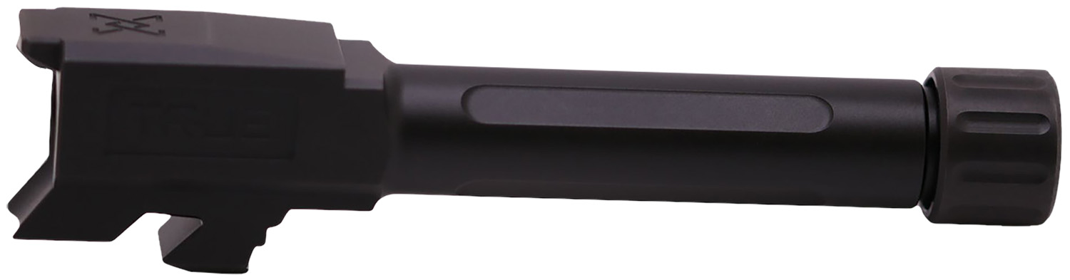 True Precision Inc TPG43BXTBL Glock 9mm Luger 3.90" Threaded Black Nitride Stainless Steel, Fits Glock 43/43X