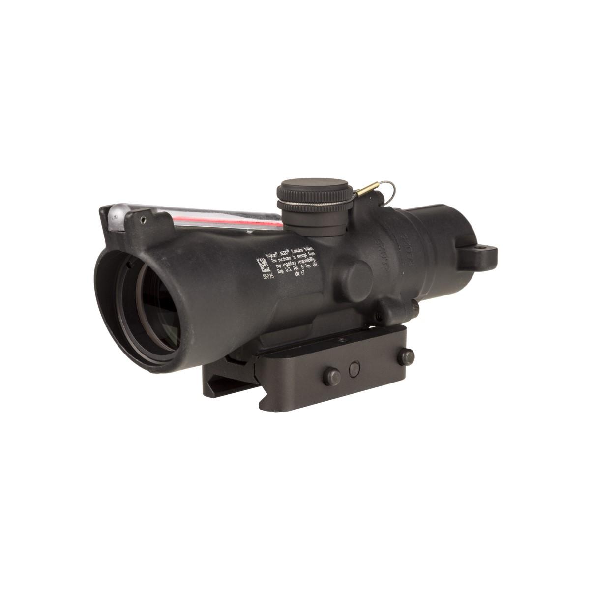 Trijicon Compact ACOG 3×24 Rifle Scope Low Height Red Horseshoe/Dot .223/55gr. Illuminated Black
