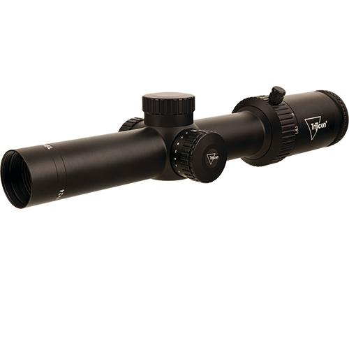 Trijicon Credo 1-4×24 (SFP) 30mm Rifle Scope w/Green BDC Segmented Circle Low Capped Adjusters
