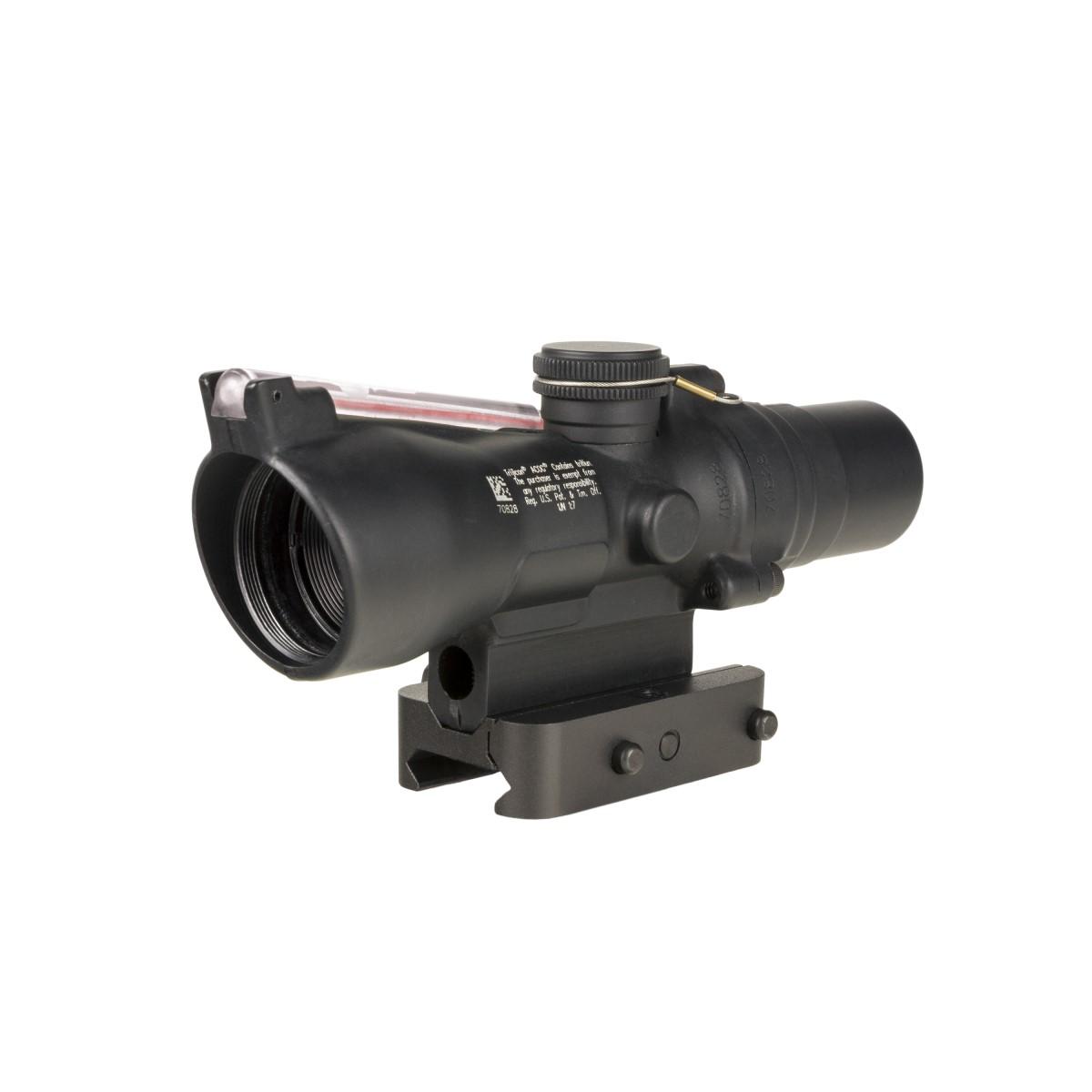 Trijicon Compact ACOG 2×20 Rifle Scope with RTRTM .223 Reticle Illuminated Black w/ Mount
