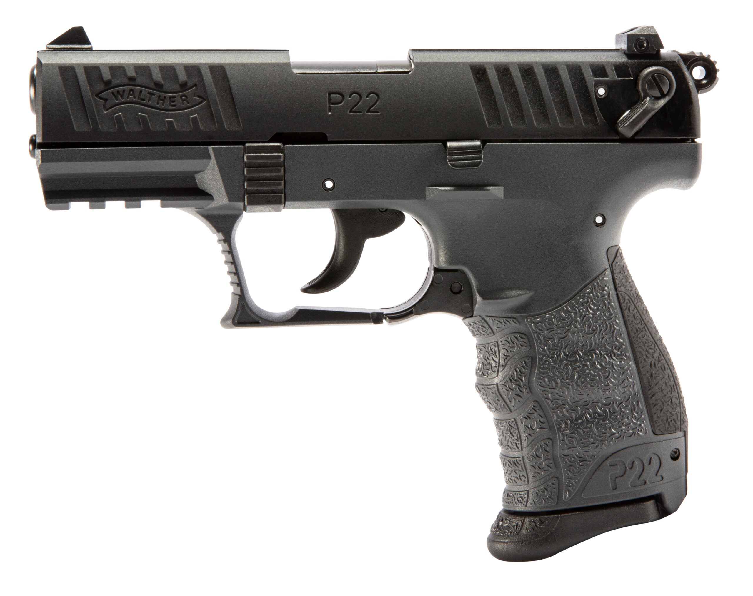 WALTHER ARMS P22 22LR FULL TUNG 10+1 3.4″ #