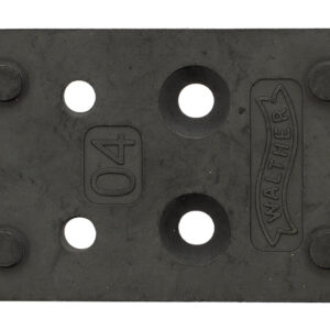 Walther Arms 5136212 Optic Plate  Black Steel Fits Walther PDP 2.0