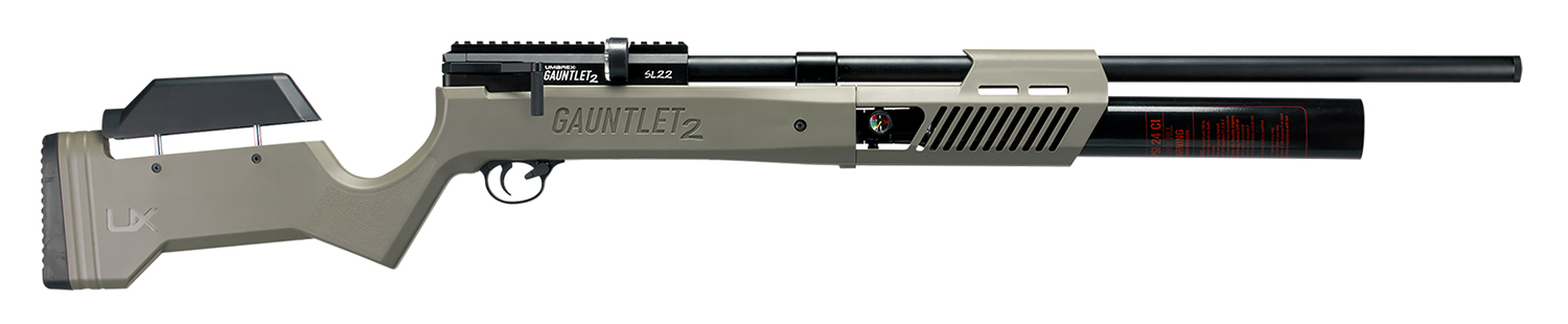 Umarex USA 2254832 Gauntlet  22 Matte Black FDE Stock