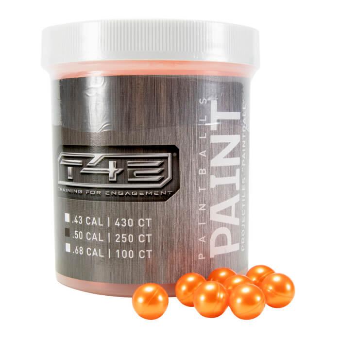 Umarex T4E Paintballs .50 Cal Ammo 250/Ct – Orange