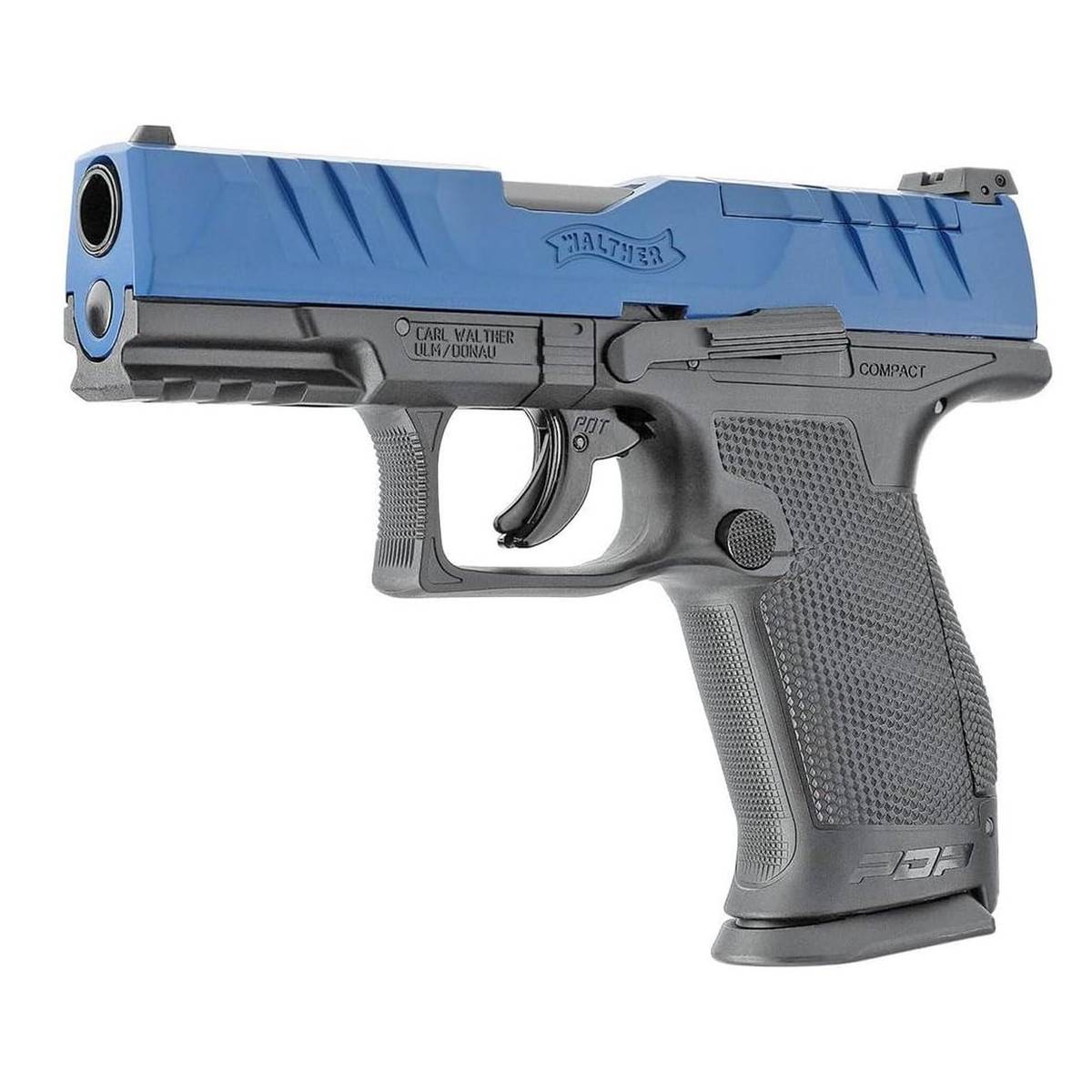 Umarex T4E Walther PDP Compact 4″ OR LE BlueTraining Paintball Marker .43 cal-blu/blk (4”)