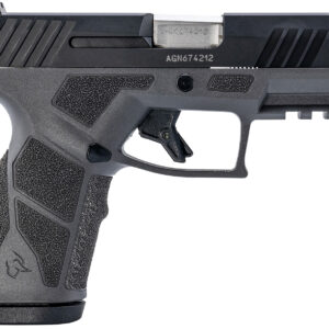 Taurus 1-GX2931G-10 GX2  9mm Luger 10+1 3.37" Matte Stainless Steel Barrel, Matte Black Serrated Stainless Steel Slide, Gray Polymer Frame w/Picatinny Rail, Polymer Grip