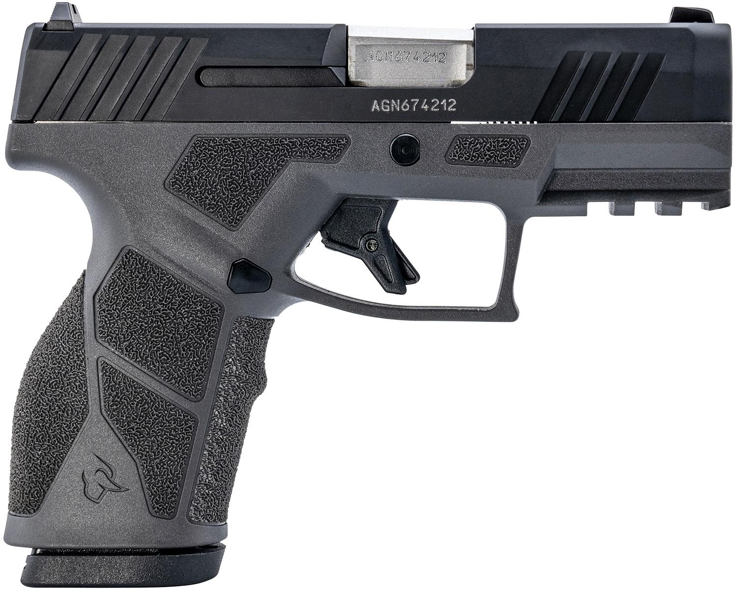 Taurus 1-GX2931G-10 GX2 9mm Luger 10+1 3.37" Matte Stainless Steel Barrel, Matte Black Serrated Stainless Steel Slide, Gray Polymer Frame w/Picatinny Rail, Polymer Grip