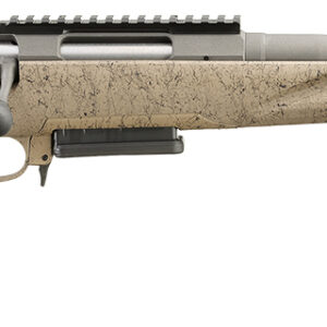 Ruger 46928 American II Ranch Full Size 6.5 Creedmoor 3+1 16.10" Cobalt Cerakote Spiral Threaded Barrel, Picatinny Rail Steel Receiver, Flat Dark Earth Splatter Adj Comb Synthetic Stock