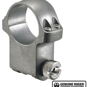Ruger 90296 6KTG Scope Ring Silver 1" Extra High