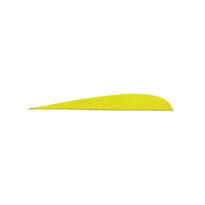 Gateway Parabolic Feathers Neon Yellow 4 in. RW 100 pk.