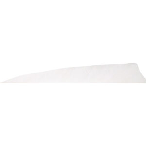 Gateway Shield Cut Feathers Flo White 4 in. LW 50 pk.