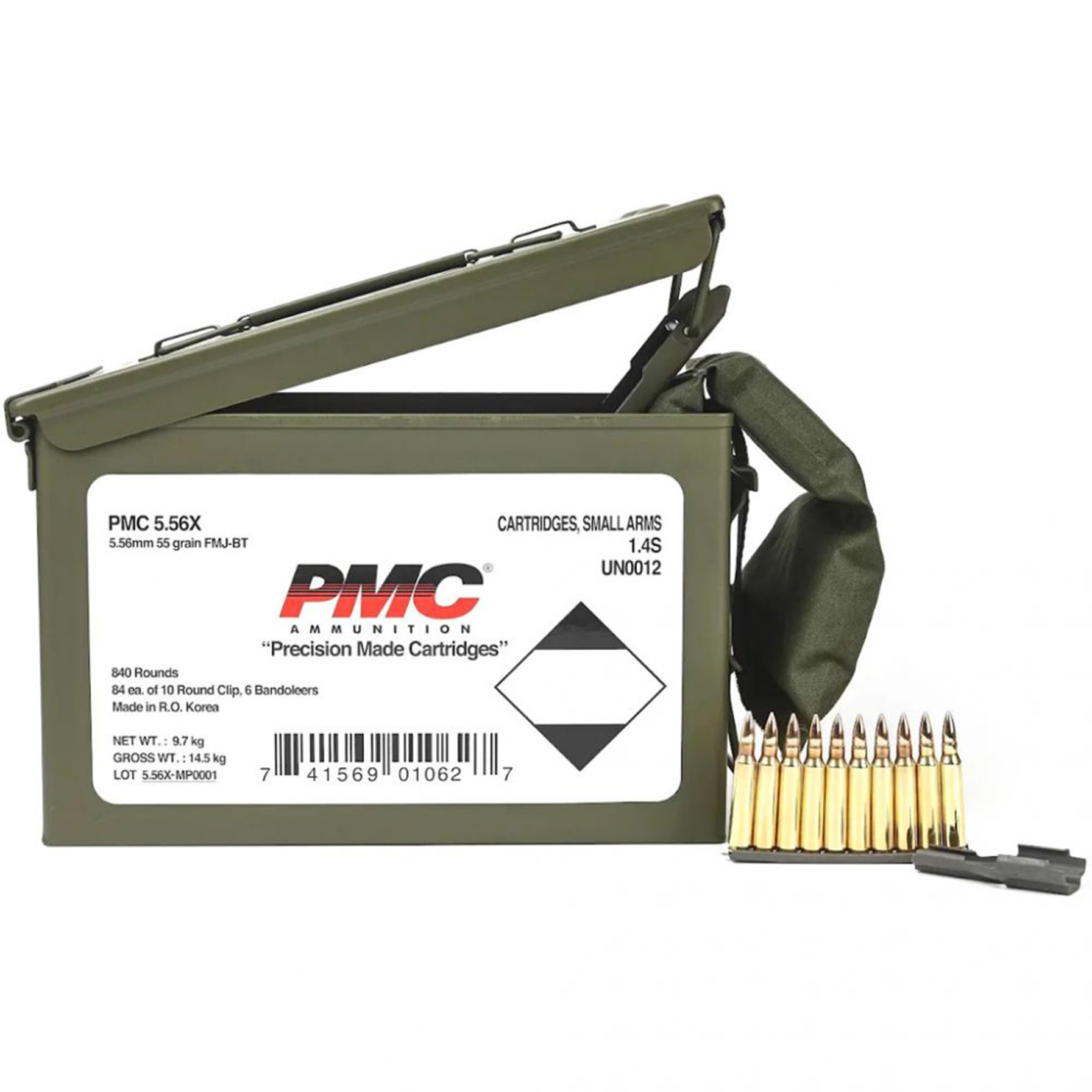 5.56X 55Gr. FMJ W bandoleer