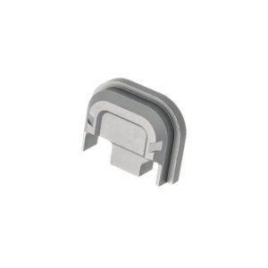 Tyrant CNC TDG14SPGREY Slide Cover Plate  Chevron Design Glock Gen1-4 Grey Aluminum