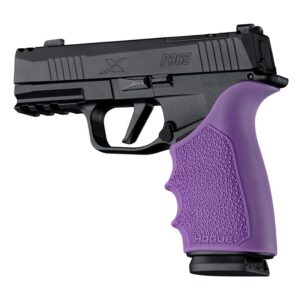 Hogue HandAll Beavertail Grip Sleeve for Sig Sauer P365 XMacro - Purple