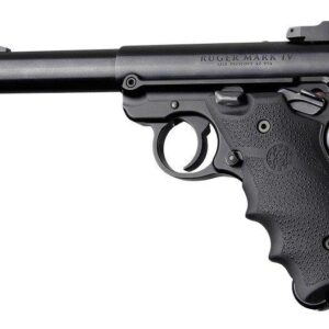 Ruger MKIV Rubber Grip with Finger Grooves Black