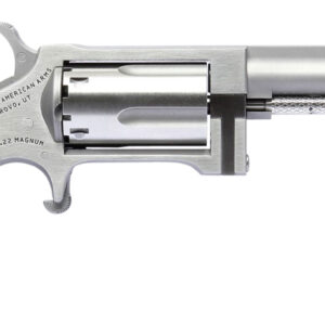 North American Arms SW250 Sidewinder  Small Frame 22 WMR 5 Shot 2.50" Stainless Steel Barrel, Frame & Cylinder, Rosewood Birdshead Grip Exposed Hammer