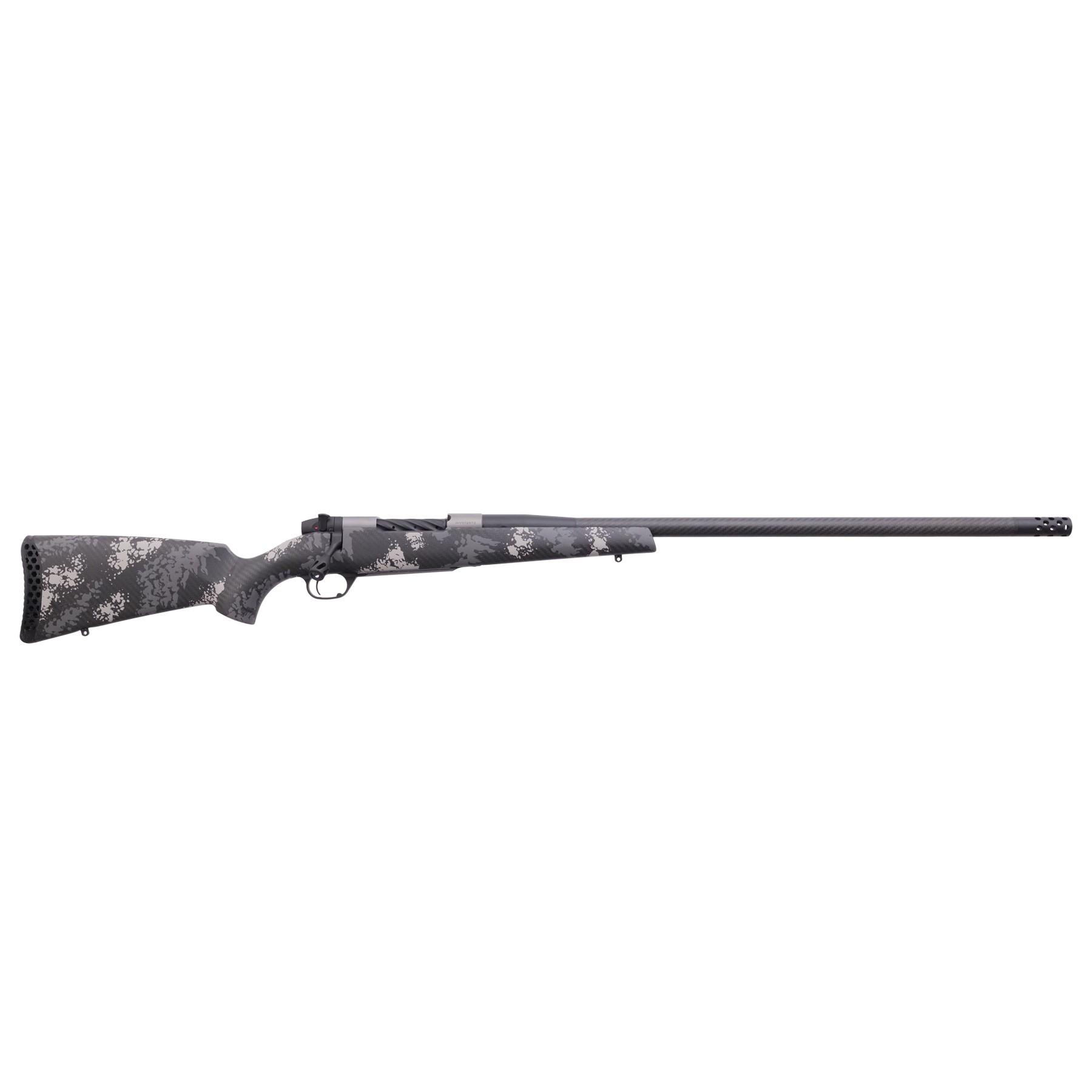 Weatherby Mark V Backcountry 2.0 Ti Carbon 6.5 Wby RPM Rifle 4rd Magazine 26″ Barrel Grey and White