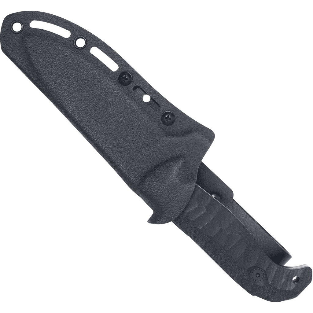 CobraTec PSK Knife Black Dark Stonewash Fixed Blade Black Dark Stonewash - Image 2
