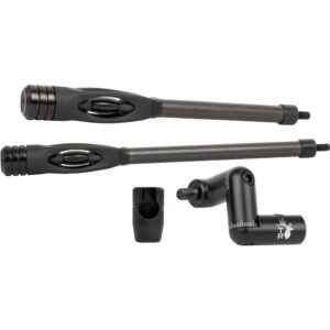 Trophy Ridge Seismic Stabilizer Combo 12.10 Black 12 in./10 in.