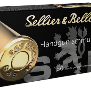 Sellier & Bellot .357 Magnum 158gr Lead Flat Nose Ammo
