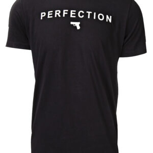 Glock AA75124 Perfection Pistol  Black Cotton Short Sleeve Small