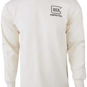 Glock AP96071 Born In Austria  Tan Pre-Shrunk Cotton Long Sleeve Small