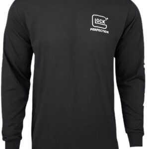 Glock AP96100 Perfection Long Sleeve Tee Black Pre-Shrunk Cotton Long Sleeve Large