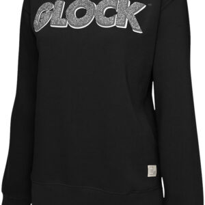 Glock AP96258 Crewneck Raglan Fleece Black Cotton/Polyester Long Sleeve XL