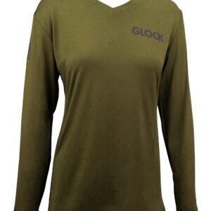GLK AP96426 LADIES PERFORMANCE SHIRT GRN S