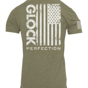 GLK AP96397 PERFECTION FLAG TEE S   GRN