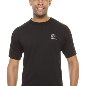 Glock AA11004 Perfection  Black Pre-Shrunk Cotton Short Sleeve Medium