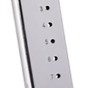 Mec-Gar MGCO4507NPF 1911 Officer 7rd 45 ACP, Nickel Carbon Steel