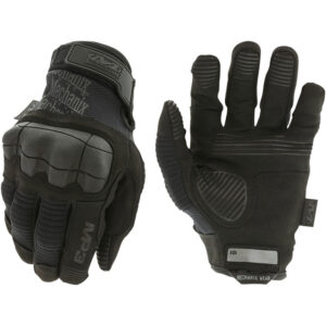 Mechanix Wear MP355008 M-Pact 3  Black Synthetic Leather Small Velcro Closure